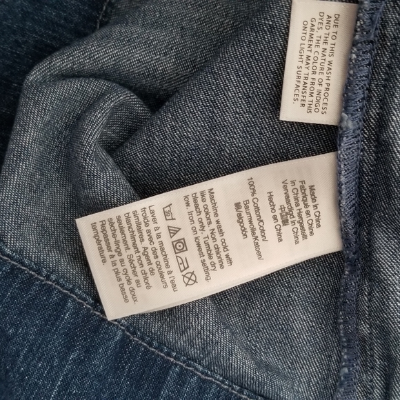 J. Crew Denim V-Neck shift Dress - Picture 5 of 7